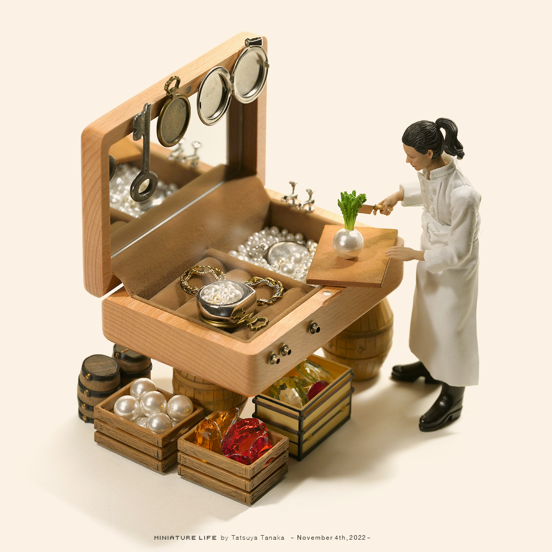 Fantastici calendari di diorami in miniatura di Tatsuya Tanaka