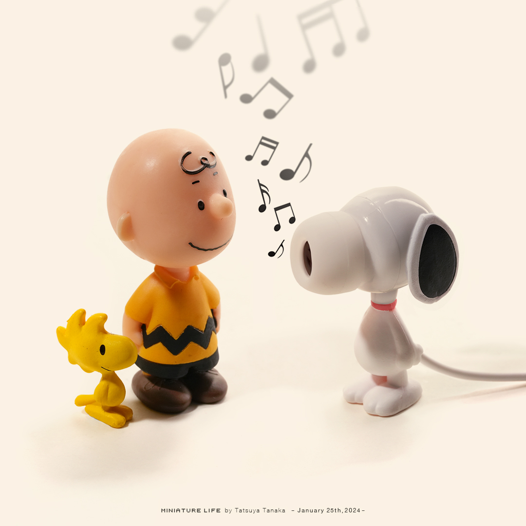 イヤホン スヌーピー Earphones Snoopy