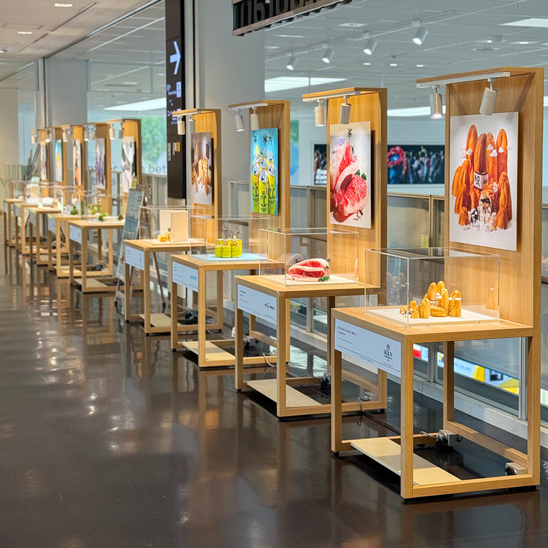 神戸空港展示の様子