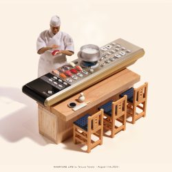 テレビ前寿司