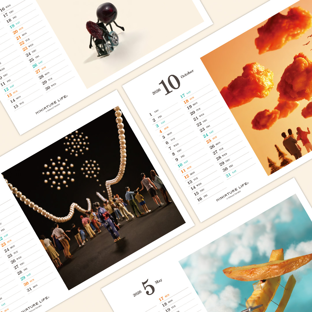2026-2027 MINIATURE LIFE 卓上カレンダー