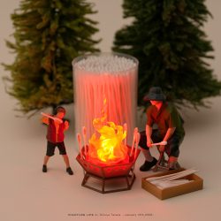 意外と綿棒な焼きマシュマロ