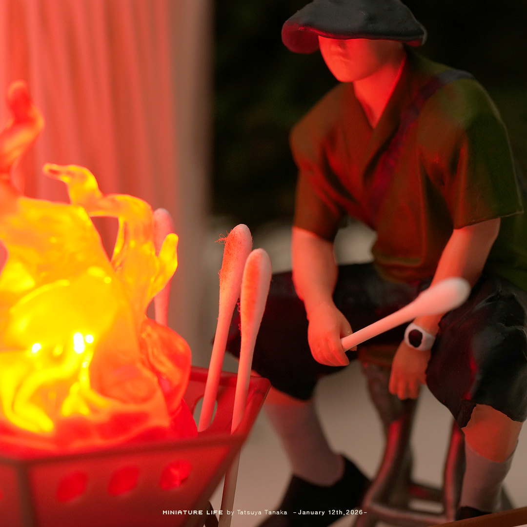 意外と綿棒な焼きマシュマロ