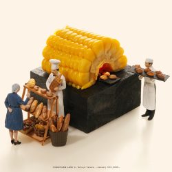 コーンがり焼けました