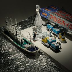 夜の港の"アルミ"ネーション