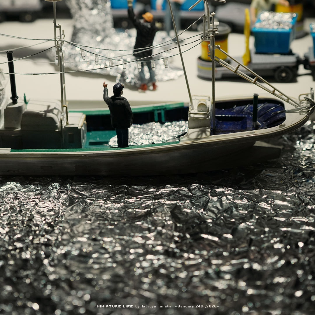 夜の港の"アルミ"ネーション