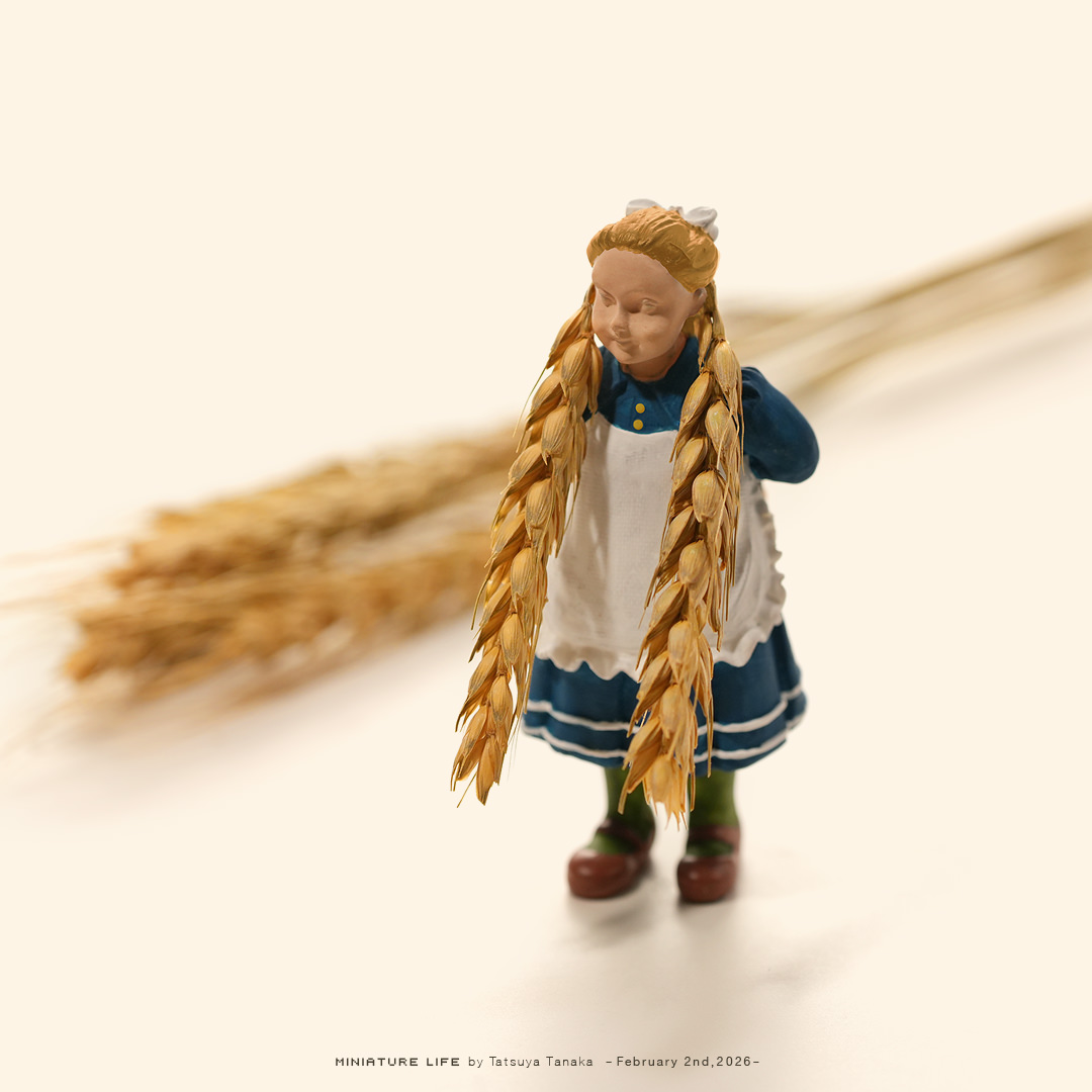 三つ編みだけど、刈ーるヘア