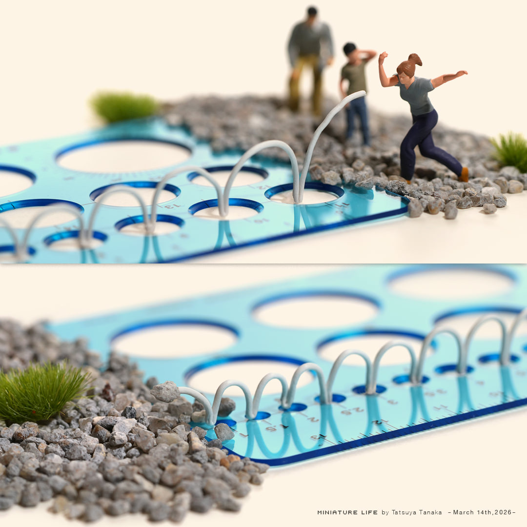 定規(常軌)を逸した水切り