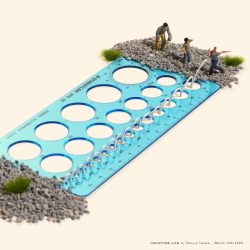 定規(常軌)を逸した水切り