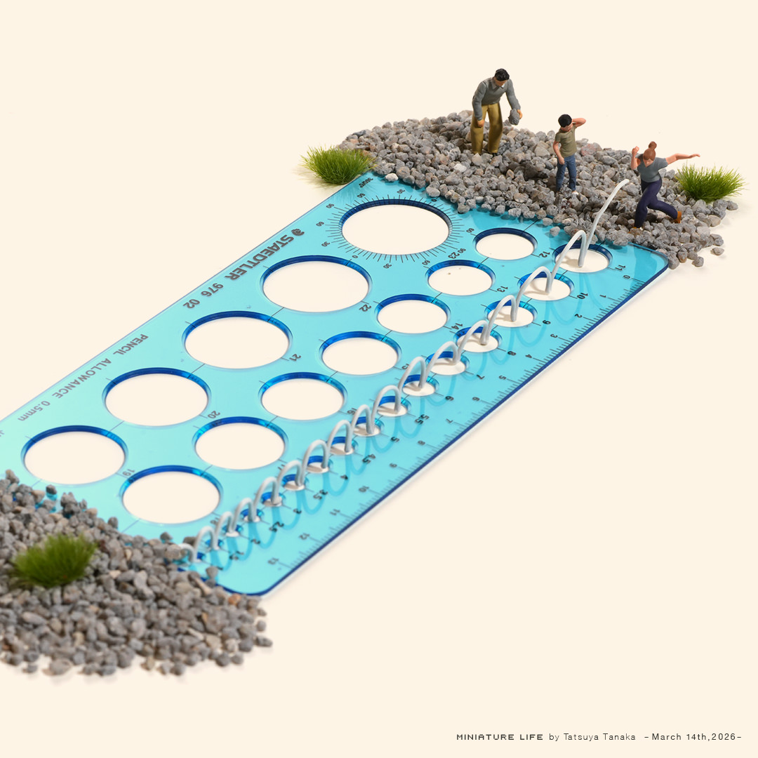 定規(常軌)を逸した水切り